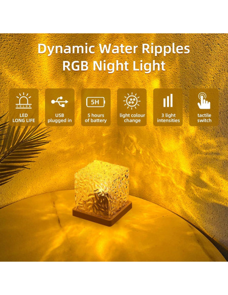 Proyector de Luz de Olas LED 16 Colores con Control Remoto Proyector de Luz de Olas LED 16 Colores con Control Remoto