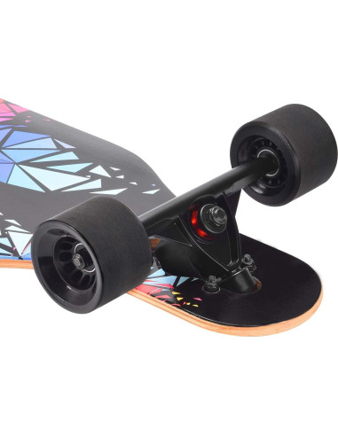 Longboard Completo 41" PINESKY 8 Capas Arce Natural Cruiser