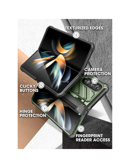 Funda SUPCASE para Galaxy Z Fold 4 con Soporte y Pantalla Funda SUPCASE para Galaxy Z Fold 4 con Soporte y Pantalla