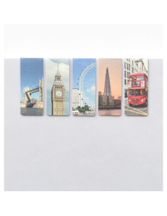 Marcadores Magnéticos Monolike Londres, Set de 5 Unidades 2
