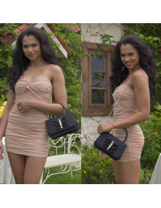 Bolso de Noche para Mujeres Milisente - Cartera de Fiesta de Cuero Sintético 2