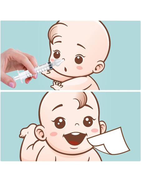 Jeringa Nasal JUSONEY para Bebés - Irrigador Silicona 2 Piezas Jeringa Nasal JUSONEY para Bebés - Irrigador Silicona 2 Piezas