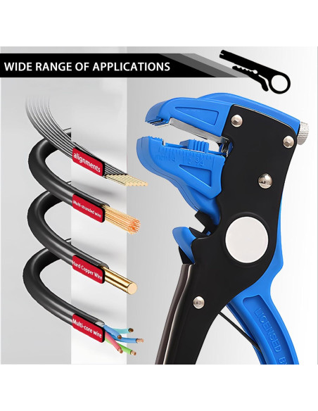 Desforrador de Cables Quick Strip CKLJTL 2 en 1 Automático Azul Desforrador de Cables Quick Strip CKLJTL 2 en 1 Automático Azul