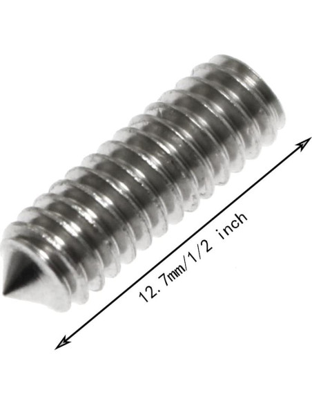 Tornillos de Fijación Maxmoral 20pcs Acero Inoxidable 1.27cm Tornillos de Fijación Maxmoral 20pcs Acero Inoxidable 1.27cm