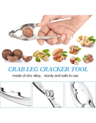 Juego de Herramientas para Mariscos Zhehao 21 Piezas Acero Inoxidable