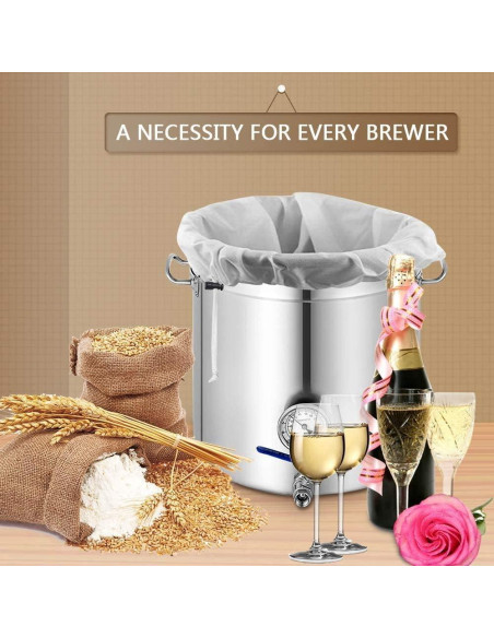 Bolsa de Filtrado para Cerveza SUNPRO 66x56 cm Paquete de 2 Bolsa de Filtrado para Cerveza SUNPRO 66x56 cm Paquete de 2