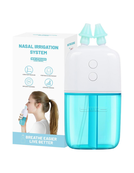Irrigador Nasal Portátil Ronfnea Doble Velocidad Verde 299g Irrigador Nasal Portátil Ronfnea Doble Velocidad Verde 299g