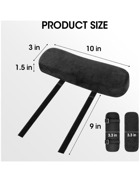 Almohadillas de Reposabrazos ZNCMRR con Espuma Viscoelástica - 2 Piezas Almohadillas de Reposabrazos ZNCMRR con Espuma Viscoelástica - 2 Piezas