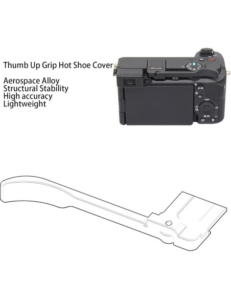 Cubierta de zapata caliente GOWENIC para cámara A6700 - Ergonomía y precisión Cubierta de zapata caliente GOWENIC para cámara A6700 - Ergonomía y precisión