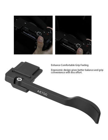 Cubierta de zapata caliente GOWENIC para cámara A6700 - Ergonomía y precisión