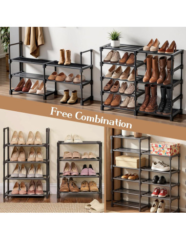 Estante para Zapatos VOFirst 9 Niveles Ahorra Espacio 50-55 Pares
