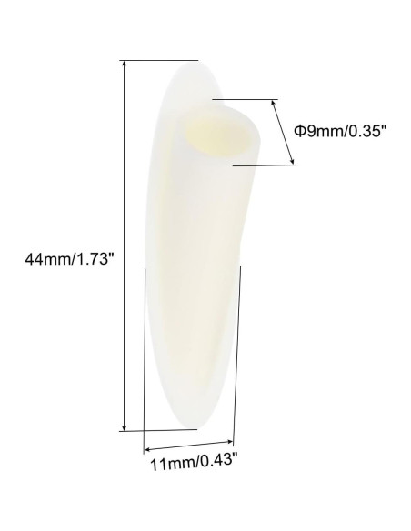 Tapones de Plástico Beige MECCANIXITY 9mm Paquete de 200 Tapones de Plástico Beige MECCANIXITY 9mm Paquete de 200