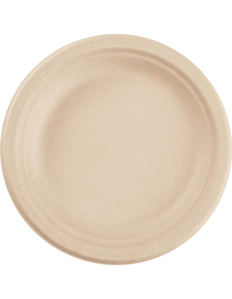 Platos Compostables de Bagazo KARAT EARTH 6" - Caja de 1000 Platos Compostables de Bagazo KARAT EARTH 6" - Caja de 1000