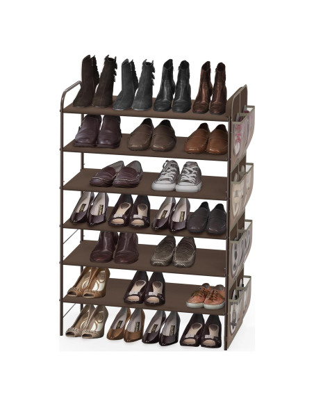 Organizador de Zapatos 6 Niveles Simple Houseware Bronce Organizador de Zapatos 6 Niveles Simple Houseware Bronce