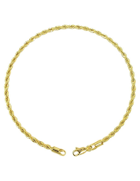 Tobillera de Oro Electrolítico Fashion 21 para Mujeres 25.4 cm Tobillera de Oro Electrolítico Fashion 21 para Mujeres 25.4 cm