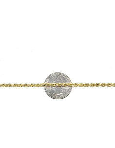 Tobillera de Oro Electrolítico Fashion 21 para Mujeres 25.4 cm 2