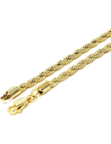 Tobillera de Oro Electrolítico Fashion 21 para Mujeres 25.4 cm