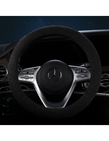 Cubierta de Volante de Invierno HighnessHwoo TEDDY Negra 37.5-38.5cm Cubierta de Volante de Invierno HighnessHwoo TEDDY Negra 37.5-38.5cm