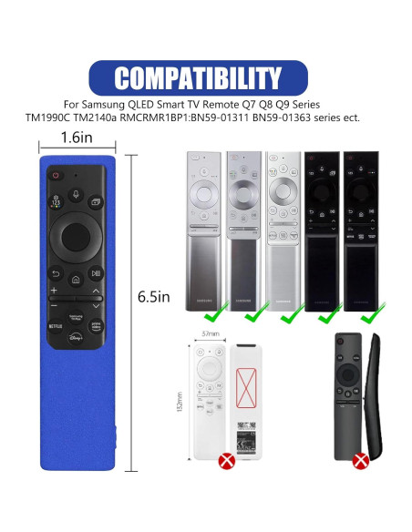 Funda de Control Remoto Samsung BN59 - 2 Piezas Silicona Funda de Control Remoto Samsung BN59 - 2 Piezas Silicona