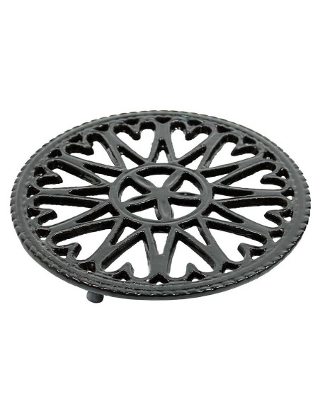 Trivet de Hierro Fundido Minuteman 17.78 cm Negro Trivet de Hierro Fundido Minuteman 17.78 cm Negro