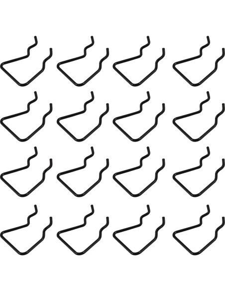 Soportes para Alicates de Tablero Perforado Waziaqoc 16pcs Negro Soportes para Alicates de Tablero Perforado Waziaqoc 16pcs Negro