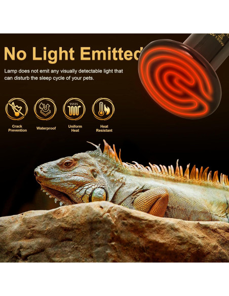 Emisor de Calor Cerámico NEPTONION 100W para Reptiles Emisor de Calor Cerámico NEPTONION 100W para Reptiles