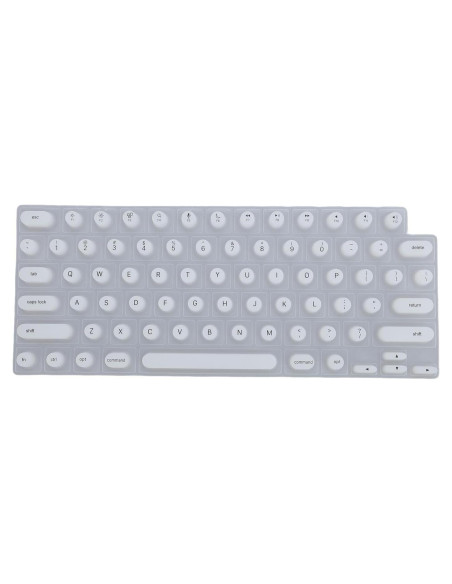 Cubierta de Teclado Denash de Silicona para MacBook Pro y Air 2021-2024 - Diseño para Uñas Largas Cubierta de Teclado Denash de Silicona para MacBook Pro y Air 2021-2024 - Diseño para Uñas Largas