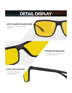 Gafas de sol polarizadas OUKEMAX UV400 unisex 3 paquetes 2