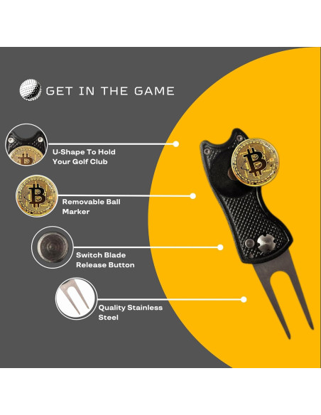 Herramienta de Golf HODL 21 3 en 1 Plegable - Divot, Marcador y Soporte Herramienta de Golf HODL 21 3 en 1 Plegable - Divot, Marcador y Soporte