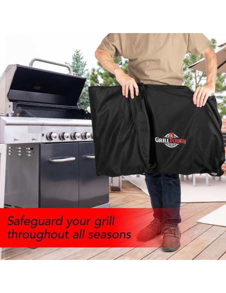 Funda para Parrilla GrillTough 64x24x48cm Impermeable Funda para Parrilla GrillTough 64x24x48cm Impermeable