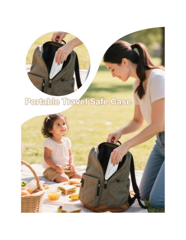 Set de Utensilios para Niños BOVELLA - Acero Inoxidable y Silicona Verde