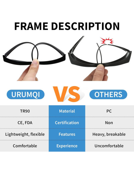 Gafas de sol polarizadas URUMQI para usar sobre gafas Gafas de sol polarizadas URUMQI para usar sobre gafas
