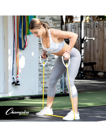 Tubería de Resistencia Champion Sports 60 Lbs (27.2 kg) Roja Tubería de Resistencia Champion Sports 60 Lbs (27.2 kg) Roja
