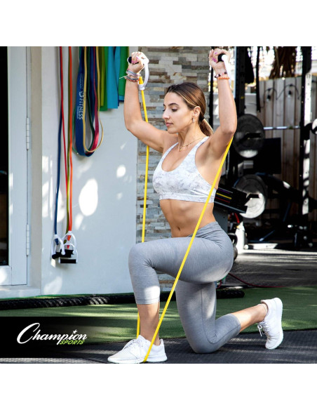 Tubería de Resistencia Champion Sports 60 Lbs (27.2 kg) Roja Tubería de Resistencia Champion Sports 60 Lbs (27.2 kg) Roja