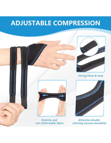 Muñequera Ajustable TFCC Joingood - Talla Única Azul Muñequera Ajustable TFCC Joingood - Talla Única Azul