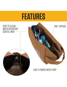 Organizador Carhartt para Viaje Resistente al Agua 22.86cm 2