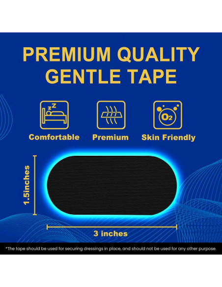 Cintas Negras Premium Laverntard - Paquete de 30 Unidades Hipoalergénicas Cintas Negras Premium Laverntard - Paquete de 30 Unidades Hipoalergénicas