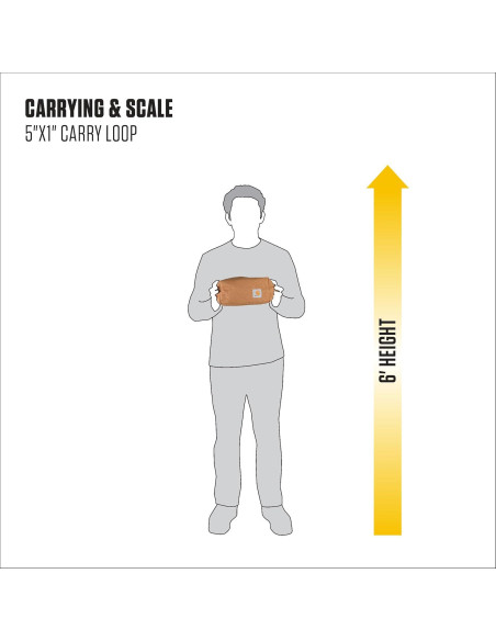 Organizador Carhartt para Viaje Resistente al Agua 22.86cm Organizador Carhartt para Viaje Resistente al Agua 22.86cm