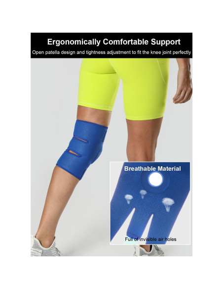Férula para Rodilla SUJAYU Abierta Ajustable para Dolor Férula para Rodilla SUJAYU Abierta Ajustable para Dolor