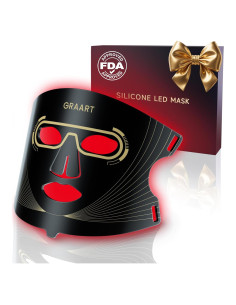 Máscara de Terapia de Luz Roja Graart 432 LEDs 7 Modos Antienvejecimiento