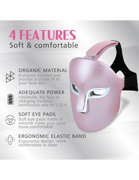 Máscara Facial LED Auxoliev FSA Pro - Terapia de Luz para Acné y Arrugas Máscara Facial LED Auxoliev FSA Pro - Terapia de Luz para Acné y Arrugas