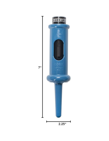 Cork Pops Abrebotellas de Vino Azul 16.5 cm Original Cork Pops Abrebotellas de Vino Azul 16.5 cm Original