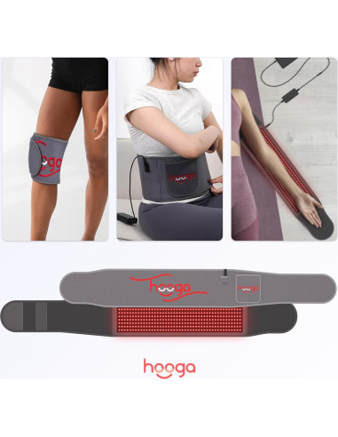 Cinturón de Terapia de Luz Roja Hooga RLT-Belt-2025 132x18cm