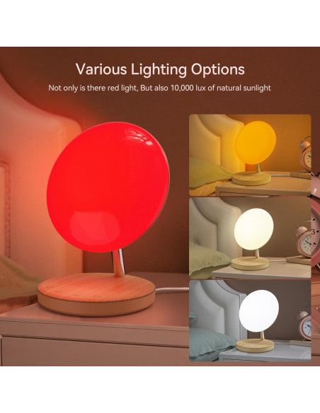 Lámpara de Terapia de Luz Roja COMSYNC RT012 670nm USB Lámpara de Terapia de Luz Roja COMSYNC RT012 670nm USB