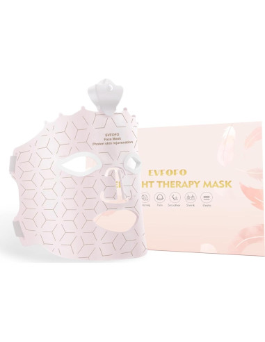 Máscara de Terapia de Luz LED EVFOFO 7 Colores para Facial