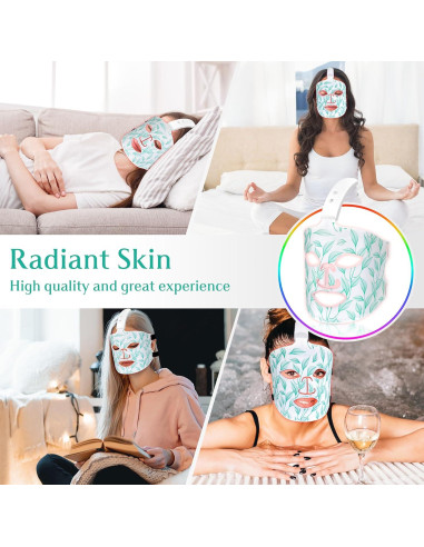 Máscara de Luz LED Inalámbrica BUBLOC Pro 7+1 Colores 850nm