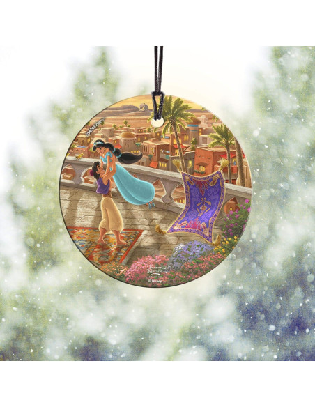 Vidrio Colgante Disney Aladino y Jasmine 8.89 cm - Trend Setters Vidrio Colgante Disney Aladino y Jasmine 8.89 cm - Trend Setters