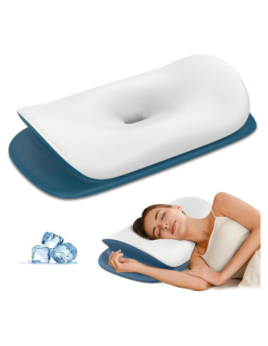 Almohada Cervical Olumoon Espuma Viscoelástica Ergonómica 66x36 cm
