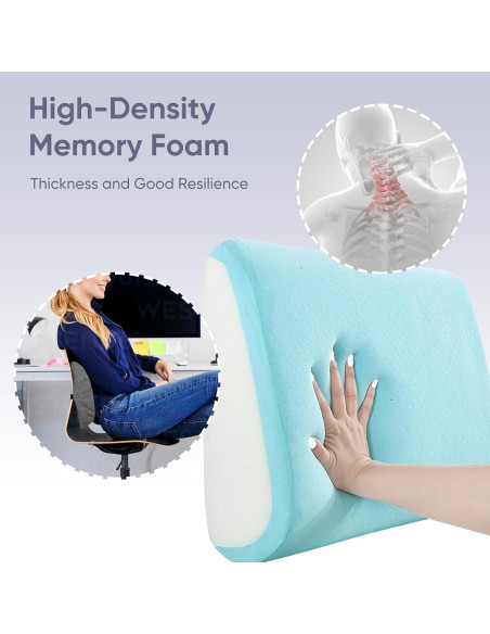 Almohada Lumbar FOUXTEL Extra Grande 50.8x35.6x14cm Gris Almohada Lumbar FOUXTEL Extra Grande 50.8x35.6x14cm Gris