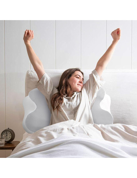 Almohada Cervical Unisakey Espuma Viscoelástica 13.97 cm Almohada Cervical Unisakey Espuma Viscoelástica 13.97 cm